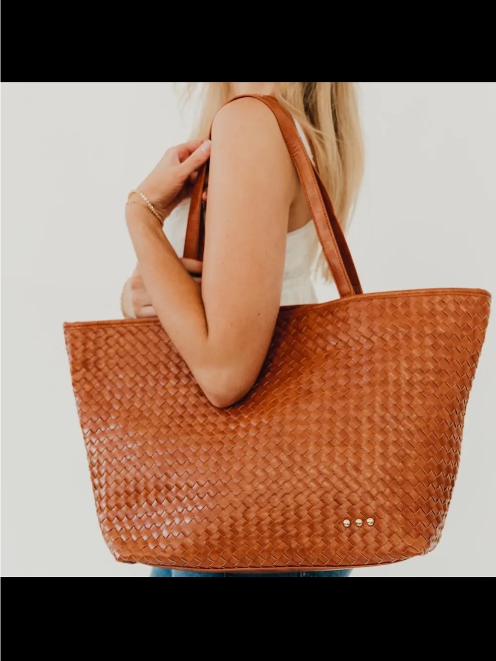 Pretty Simple Woven Tiffany Organizer Tote
